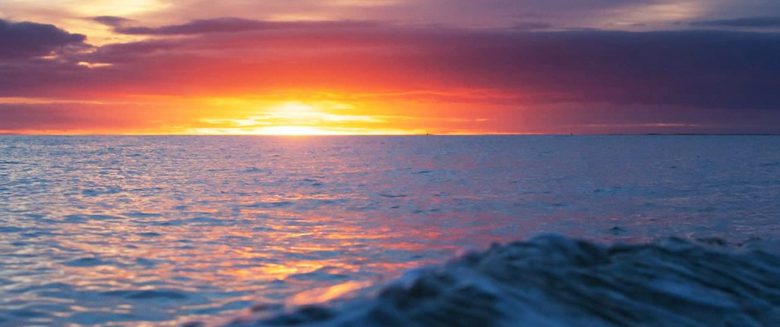 Sonnenuntergang Borkum Strand