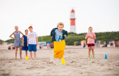 Strandanimation Borkum