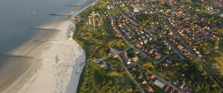 Borkum aus der Luft