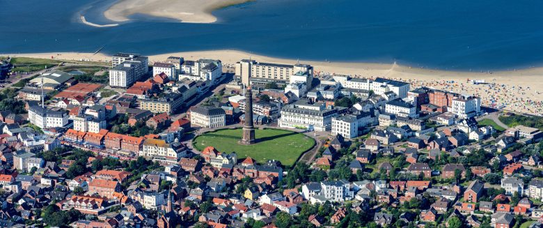 Borkum aus der Luft