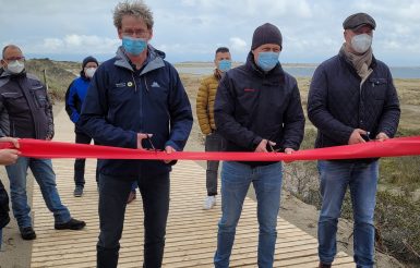 Eröffnung Loopdeelenweg Dünenkamm Ronde Plate