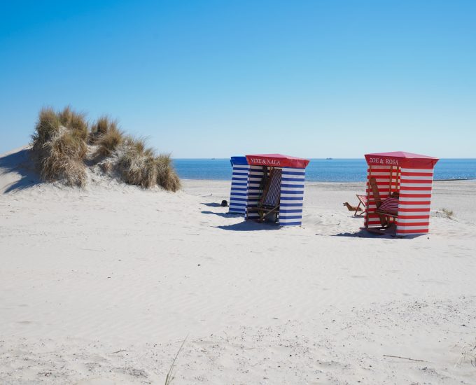 Strandzelte auf Borkum