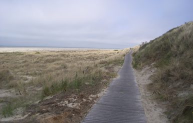 Loopdeelenweg in Richtung Café Seeblick